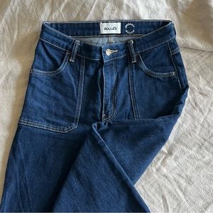 Rollas East Coast flare jeans size 28